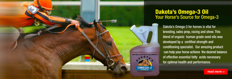 Dakota's Omega 3 Oil: The horse's source for Omega-3 fatty acids